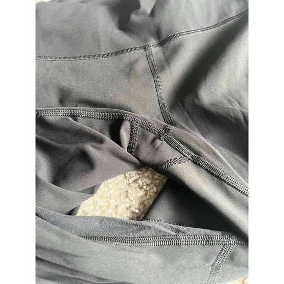 Lululemon Leggings Size 6 Black Pace Rival Crop 22" Athletic Tight w6bavs Women - Picture 4 of 7